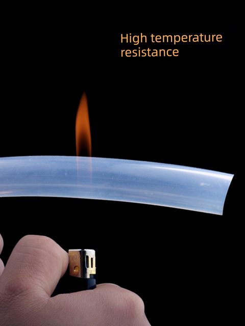 Silicone tube hose transparent food grade odorless high temperature resistance elastic thickening water dispenser peristaltic pump water pipe household use