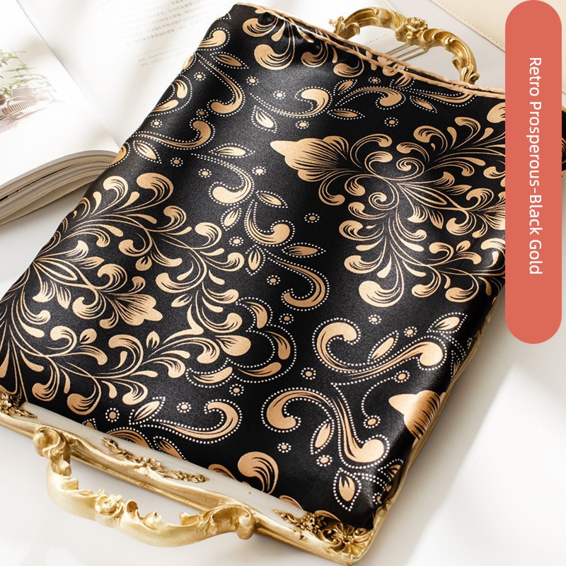 new pattern winter Foreign style blackish green female To Mom Large square towel