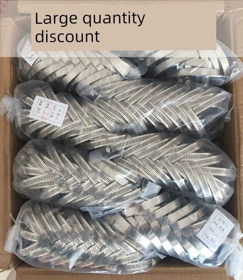 Stainless steel 304 telephone pole hoop washing machine range hood drain pipe fire water pipe throat clamp clamp clamp