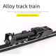 Alloy High-speed Railway Harmony Simulation Retro Green Skin Locomotive Subway Model Children's Metal Steam Train