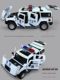 Alloy Hummer police car simulation large special police car model children toy car off-road vehicle public security car boy