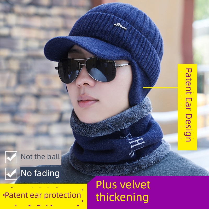male thickening Ear protection Cycling Antifreeze keep warm Hat