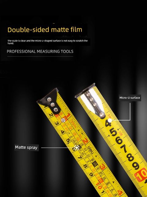 Deli Luban ruler authentic Feng Shui ruler high-precision steel tape ruler meter ruler measurement circle ruler box ruler ruler 5 meters 7.5 meters