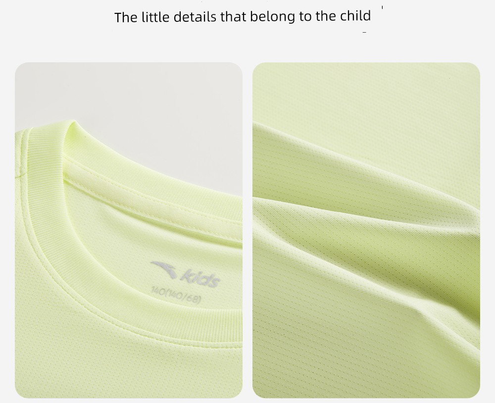 Anta Kidsren's Long-Sleeved T-Shirt Long-Sleeved Outdoor Sports Quick-Drying Boys' Short-Sleeved 2026 Spring & Fall New Youth Kidsren's Clothing — 53