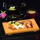 Long strip bamboo wood sushi board rectangular sushi serving Taiwan cuisine sashimi serving utensils barbecue hotpot plate Japanese bamboo tableware
