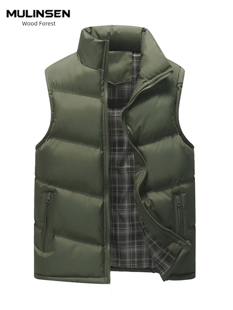 MuLinSen Jinjiang thickening vest middle age winter clothes Cotton