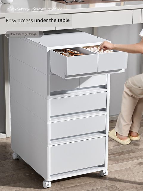 File drawer storage cabinet mobile A4 thickened office storage cabinet desktop multi-layered sewing cabinet