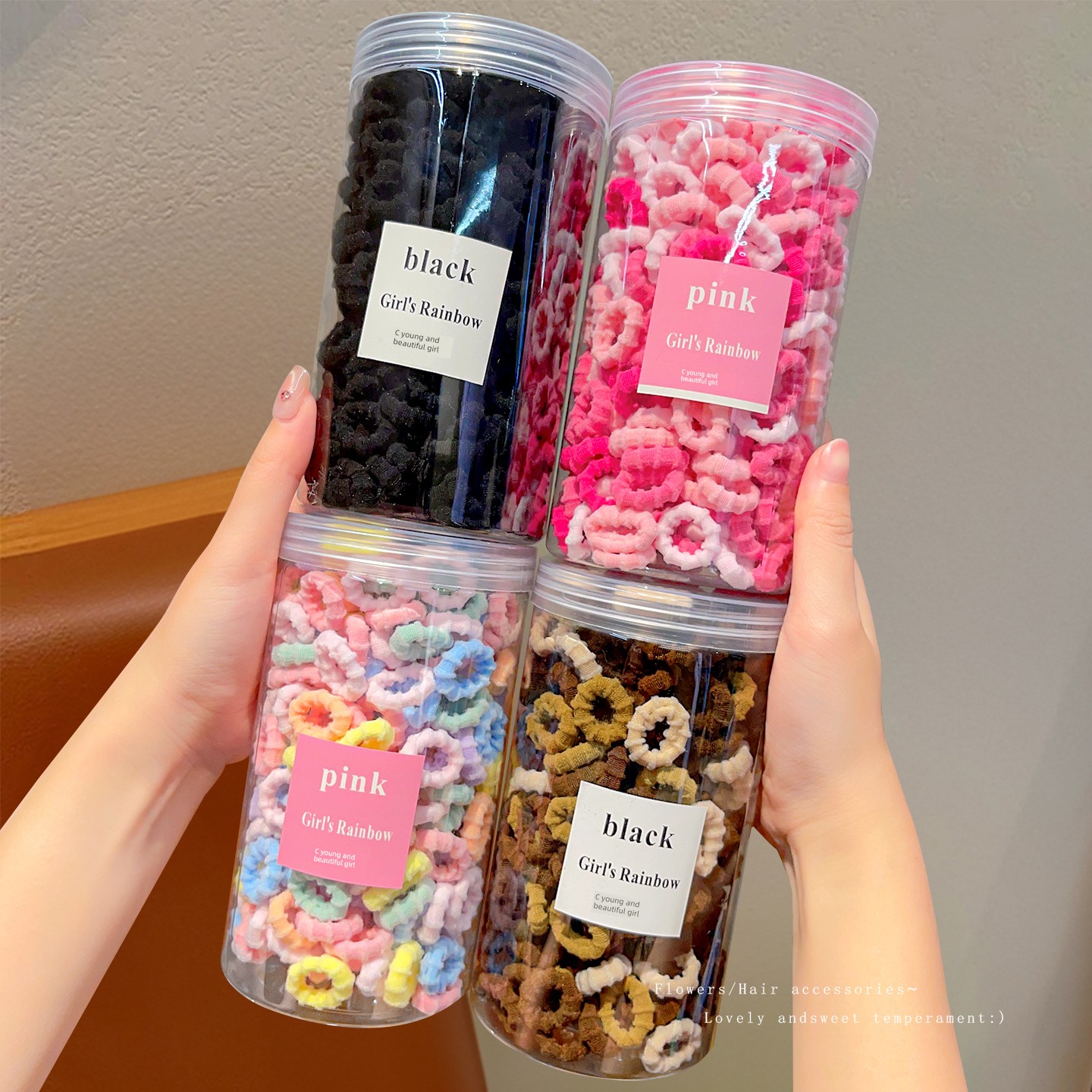Children's Hair Ties Do Not Damage Hair, High Elasticity Towel Rings, Baby Hair Ties, Elastic Bands for Thin Hair, Durable Hair Accessories, Girls' Hair — 2