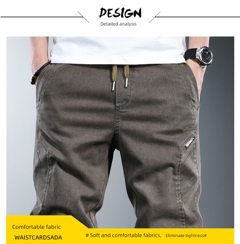 Spring and Autumn solar system Straight cylinder easy man Jeans