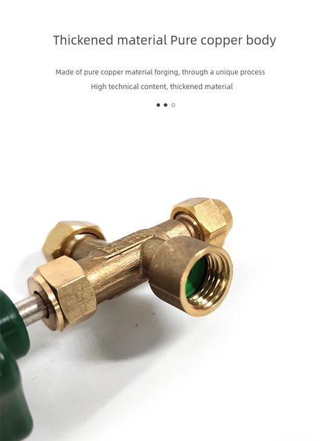 Hongsen 488-6MPA 60KG kg central air conditioning nitrogen pressure-keeping gauge Fuyang Huada Xinweiming three-way valve