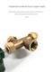 Hongsen 488-6MPA 60KG kg central air conditioning nitrogen pressure-keeping gauge Fuyang Huada Xinweiming three-way valve