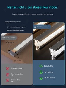 Already Connected to the Mijia App, Embedded Smart Three-Color Dimming, Solder-Free Cabinet Lights, Led Wardrobe Lights,