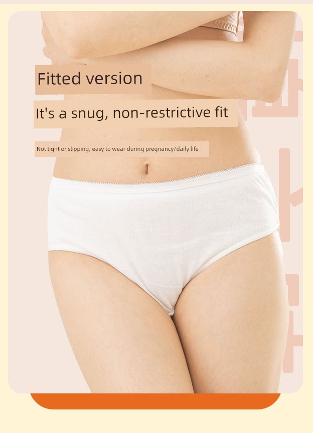 Disposable Underwear for Postpartum Women, Pure Cotton, Postpartum Travel, No-Wash, Daily Use, Men's Boxer Briefs, Sterile, Large Size — 7