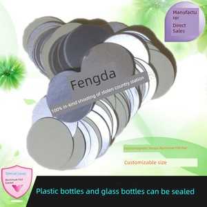 Factory Direct Sales High Quality Glass Bottle Aluminum Foil Gasket Plastic Bottle Electromagnetic Sensor Sealing Film U