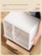 Cupboard kitchen countertop storage rack drain household dustproof platter tableware box multi-function dish storage rack