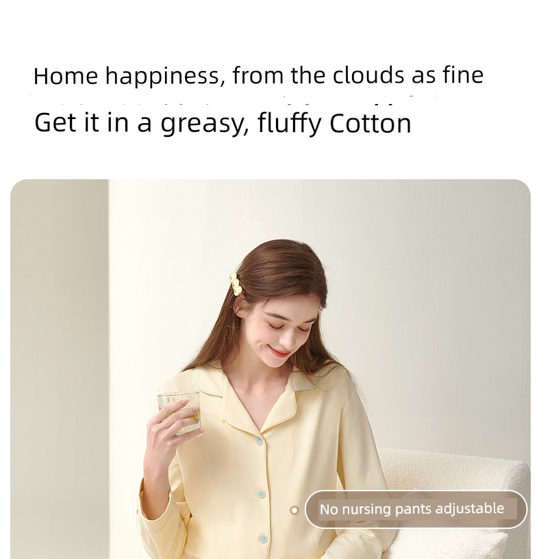 Yatmao Cotton Autumn and Winter Maternity Home Wear — 19