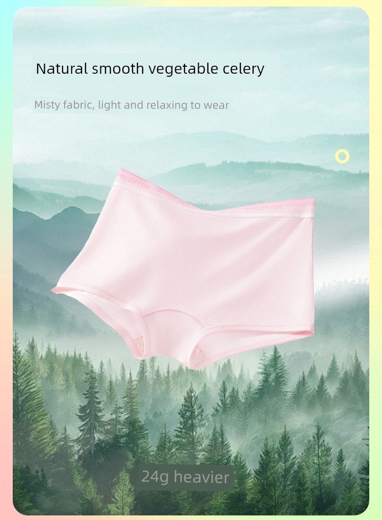 Mileyu Boys' Underwear Lyocell Pure Cotton 10A Antibacterial Breathable Boxer Shorts for Teenagers in Their Developmental Period — 3
