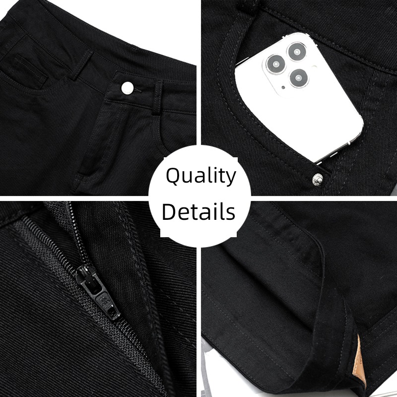 pure cotton High waist Women breathable cowboy leisure time shorts
