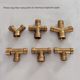Powder spraying machine water outlet pipe copper connector spray pump valve switch quick connector thread socket spray pipe tee