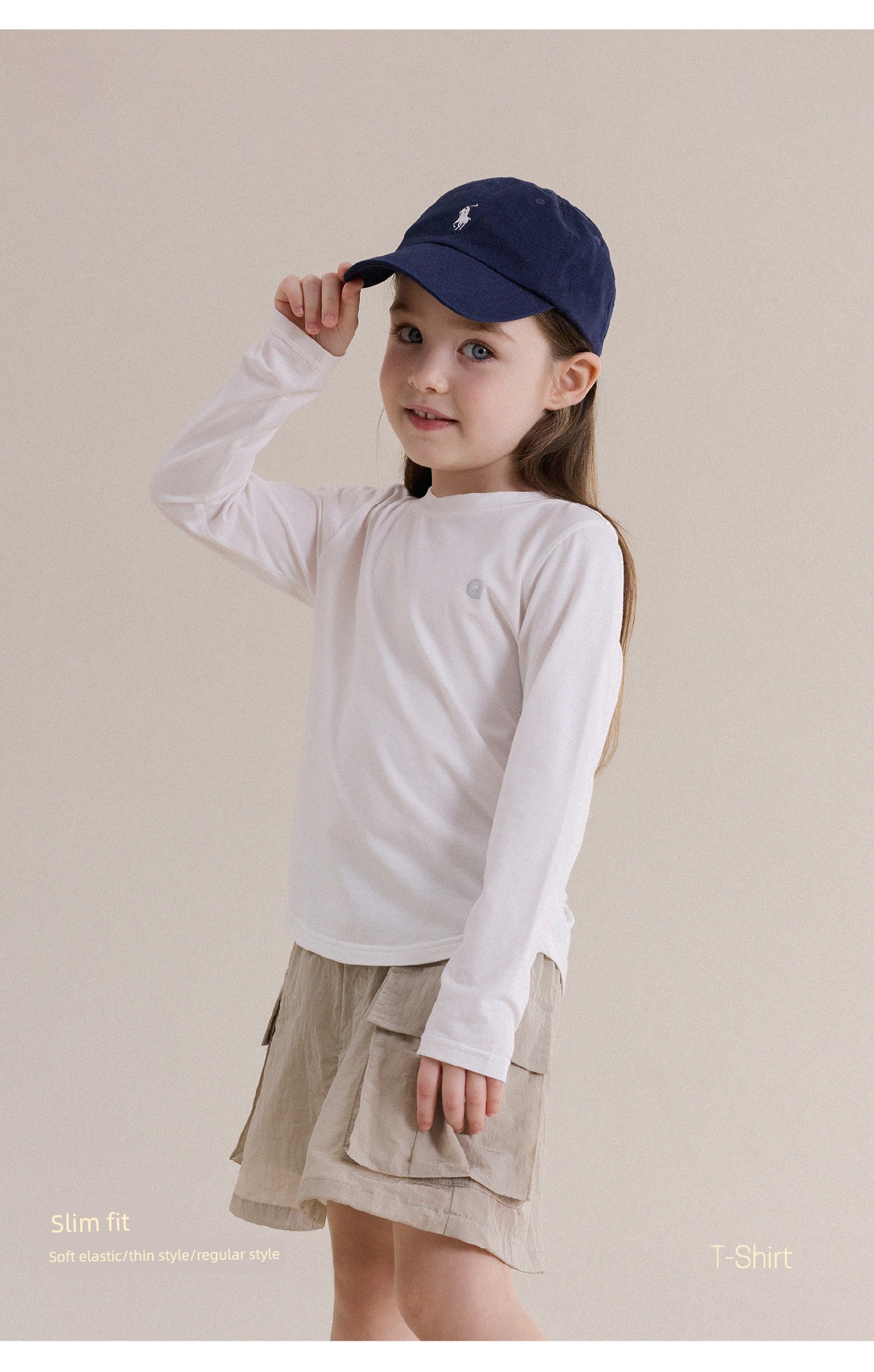 Yunerma Girls' New Autumn Modal Long Sleeve T-Shirt for Kids, Spring and Autumn Outdoor Mountain Style Base Layer Children's T-Shirt Trend — 7