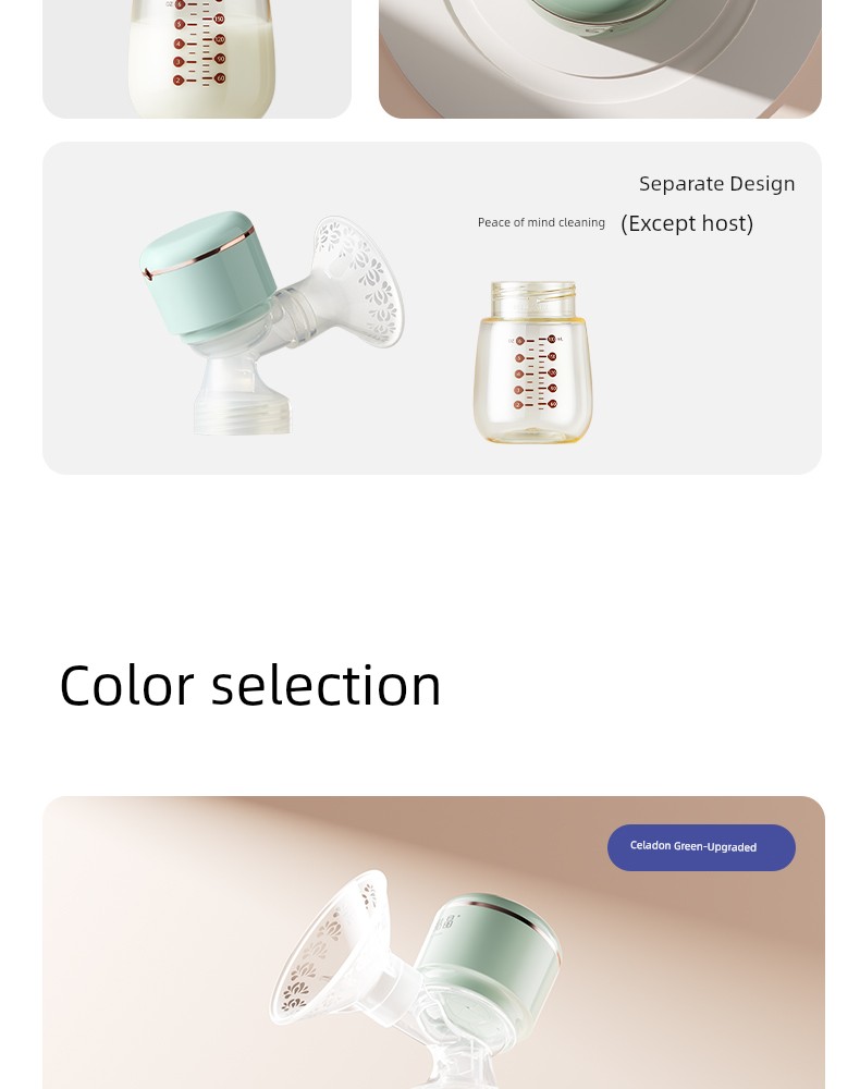 October Crystalline Breast Pump Electric Integrated Automatic Milk Suckling Device Maternal Postpartum Genuine Goods Suction Large Mute — 32