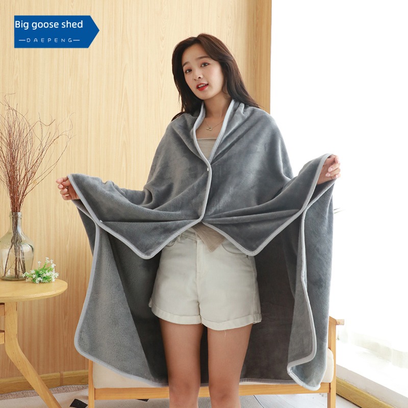 Nap blanket Cap Four Seasons General cloak air conditioner Shawl