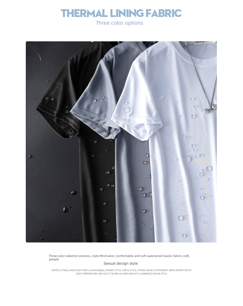 Three generations antifouling uneven sleeve length man Summer and Autumn T-shirt