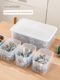 Transparent parts storage box Hardware screw classification and sorting box Desktop tool box can be stacked with dustproof large size