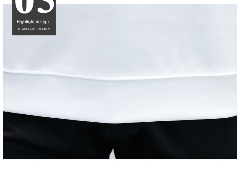 dandy autumn leisure time white Round neck Sweater