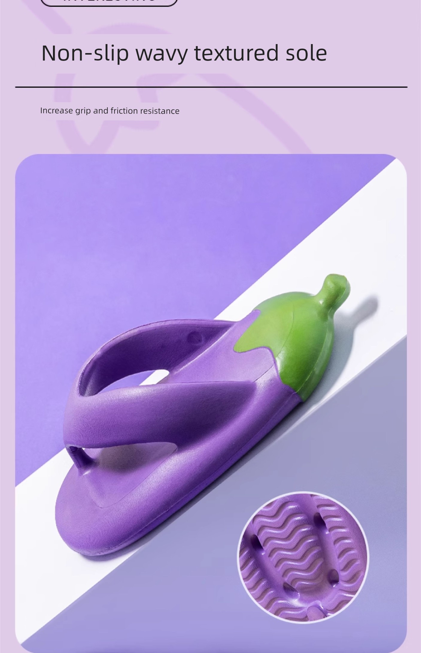Kids Slippers Eggplant Flip-Flops Non Slip Children's Thick Sole Children's Flip-Flops Beach Outdoor Slippers Women's — 17