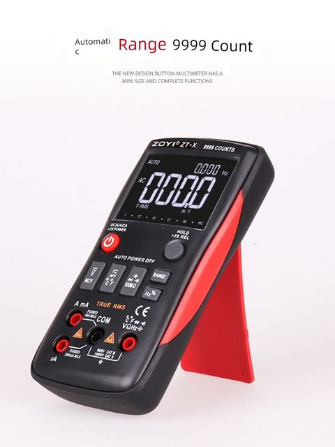 Zhongyi ZT-X digital high-precision anti-burn multimeter intelligent automatic portable multifunctional electrician maintenance universal meter