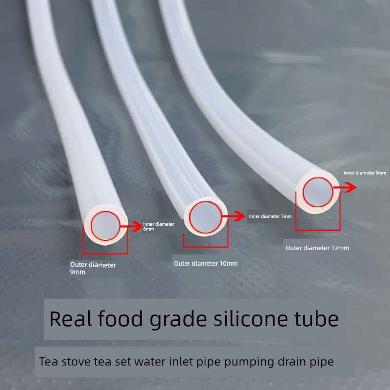 Automatic Water Supply Pipe Tea Utensils Tea Tray Drain Pipe Water Absorption and Pumping Pipe Water Dispenser Water Absorption Tube Silica Gel Hosepipe