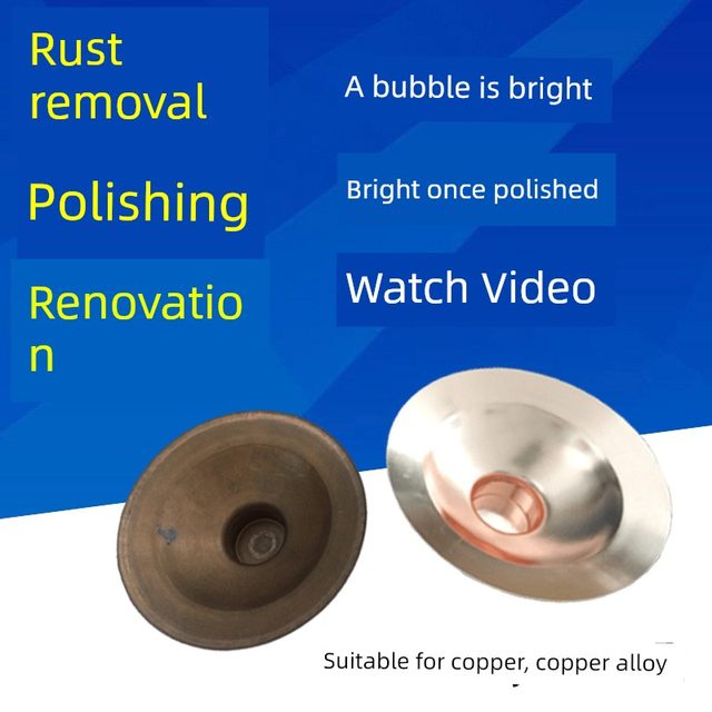 Copper polish remover, cleaning and renovation liquid, wipe brass, copper, brighten, brighten, oxidation, rust, washing copper, cleaning water