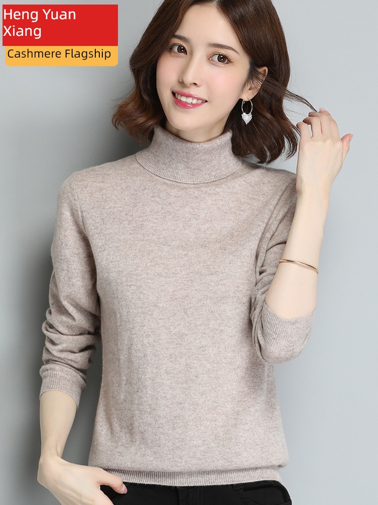 hyz  High collar ma'am Autumn and winter homegrown products Cashmere sweater