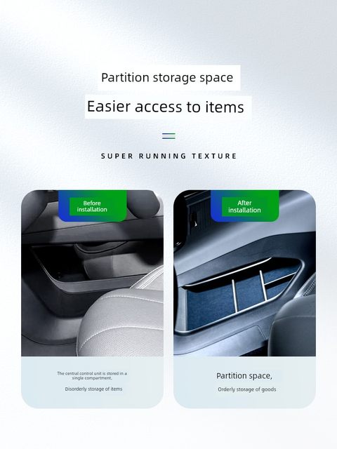 Fan Xi is suitable for Lynk & Co 07 central control storage box storage car interior decoration supplies special for modification accessories