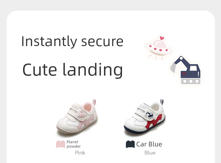Muttong Baby Thin-Soled Pre-Walking Shoes 2026 Spring and Autumn New Model for 6-18 Months Baby Girls and Boys Soft-Soled Walking Shoes — 5