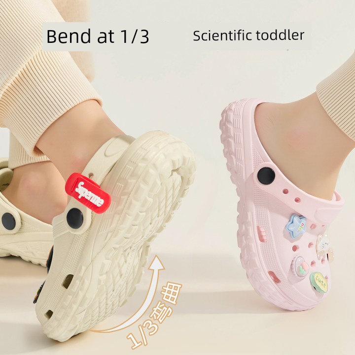 Children's Croc Shoes for Girls 2026 New Summer Outdoor Sandals for Older Kids Non-Slip Eva Girls' Slippers Comfortable — 2