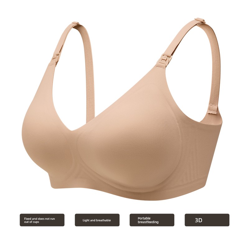Sohiwoo Nursing Bra Maternity Bra Postpartum Breastfeeding Special Bra Anti-Sagging Nursing Bra — 1