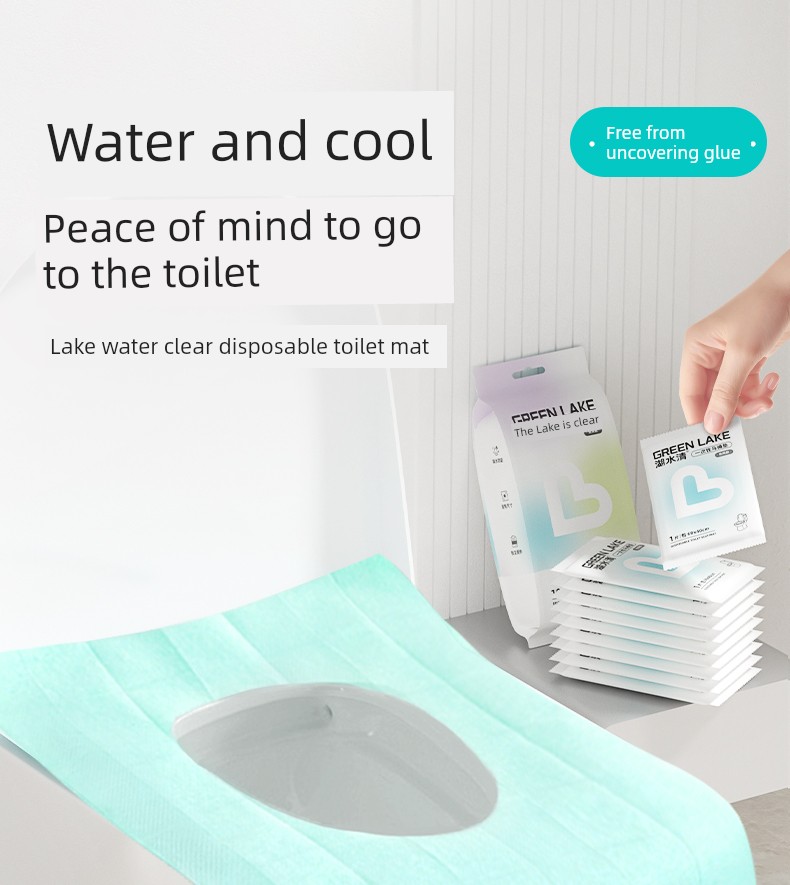 Disposable Toilet Seat Covers Individually Packaged for Pregnant Women, Hotels, Travel, and Portable Use Without Adhesive Removal — 1