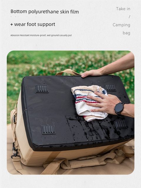 HIKEMAN outdoor camping equipment storage bag large capacity high tableware stove finishing box folding debris bag