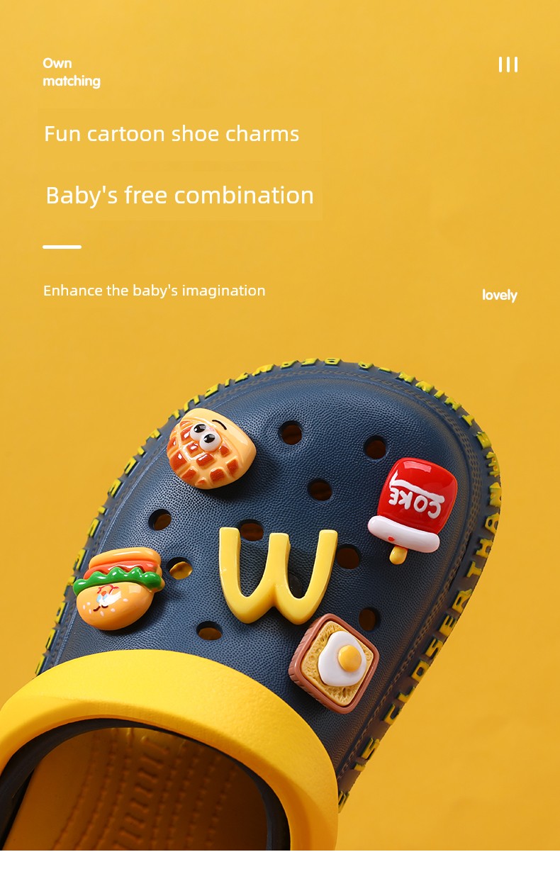 Children's Croc Shoes Boys' Slippers Summer New Style Boys' Non-Slip Sandals Lightweight Beach Sandals for Kids — 2