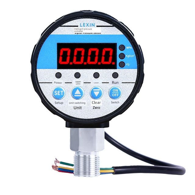 Digital display pressure controller digital smart electrical contact pressure gauge negative pressure pneumatic hydraulic vacuum negative pressure switch