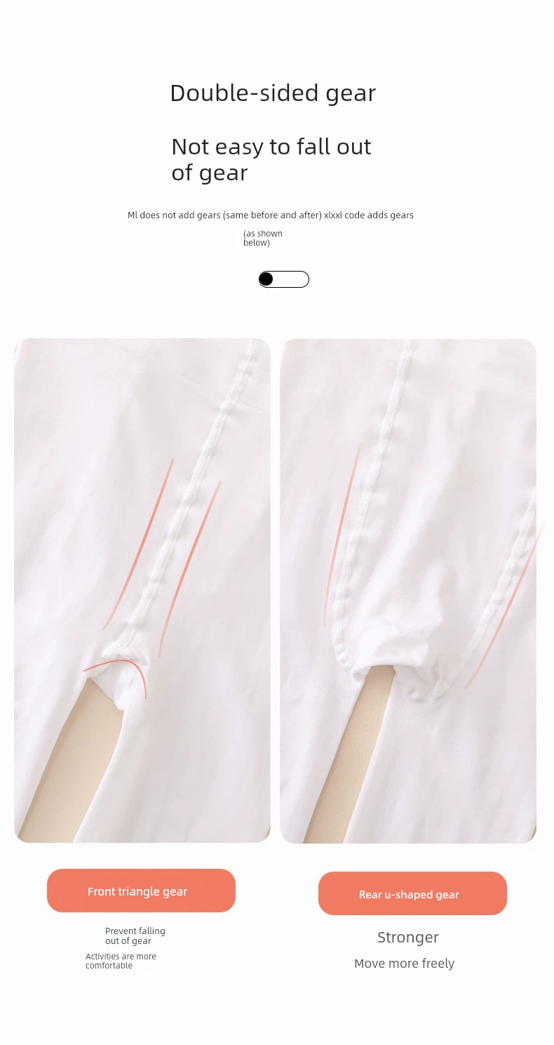 White Leggings Fleece-lined Spring and Autumn Thin Dance Pantyhose — 7