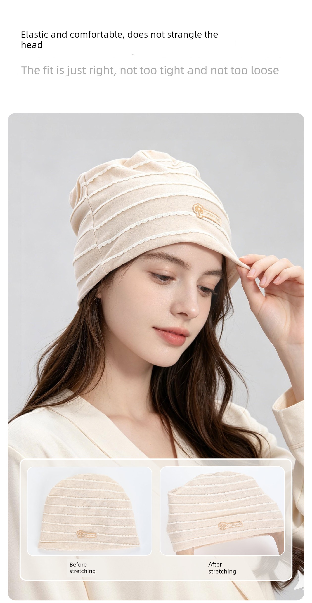 Maternity Windproof Bandana Headband Autumn Childbirth Confinement Hat — 10