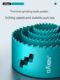 Drilling bit woodworking hole drilling metal electric wrench special stainless steel fire pipe reaming rotary head artifact
