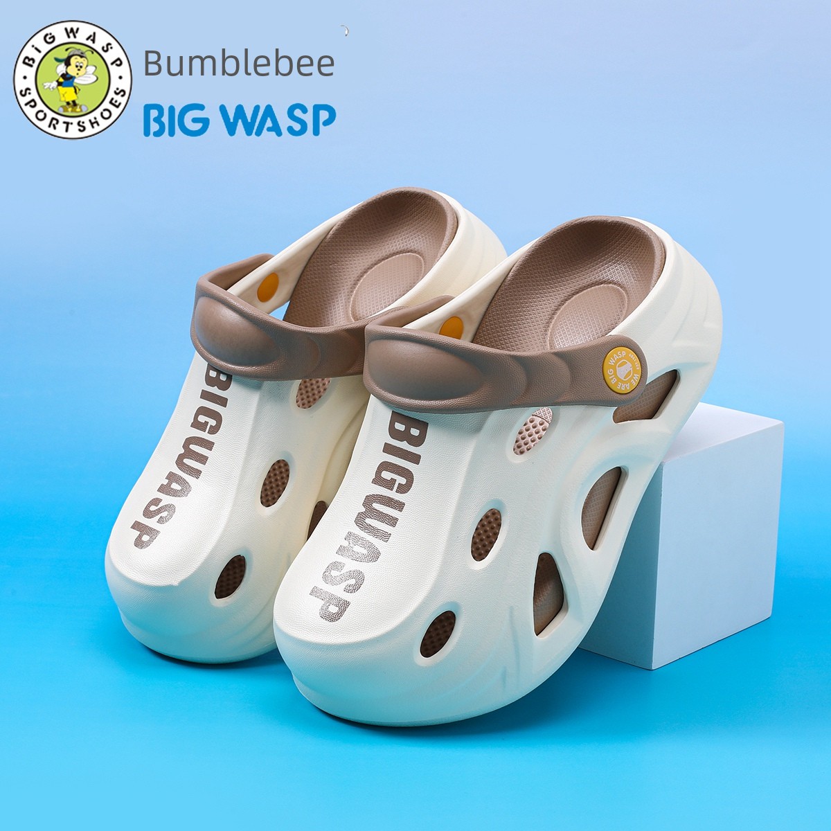 Bumblebee Children's Slippers Boys' Clogs New Summer Non-Slip Sandals Boys' Big Kids Beach Sandals Kids' Slippers — 4