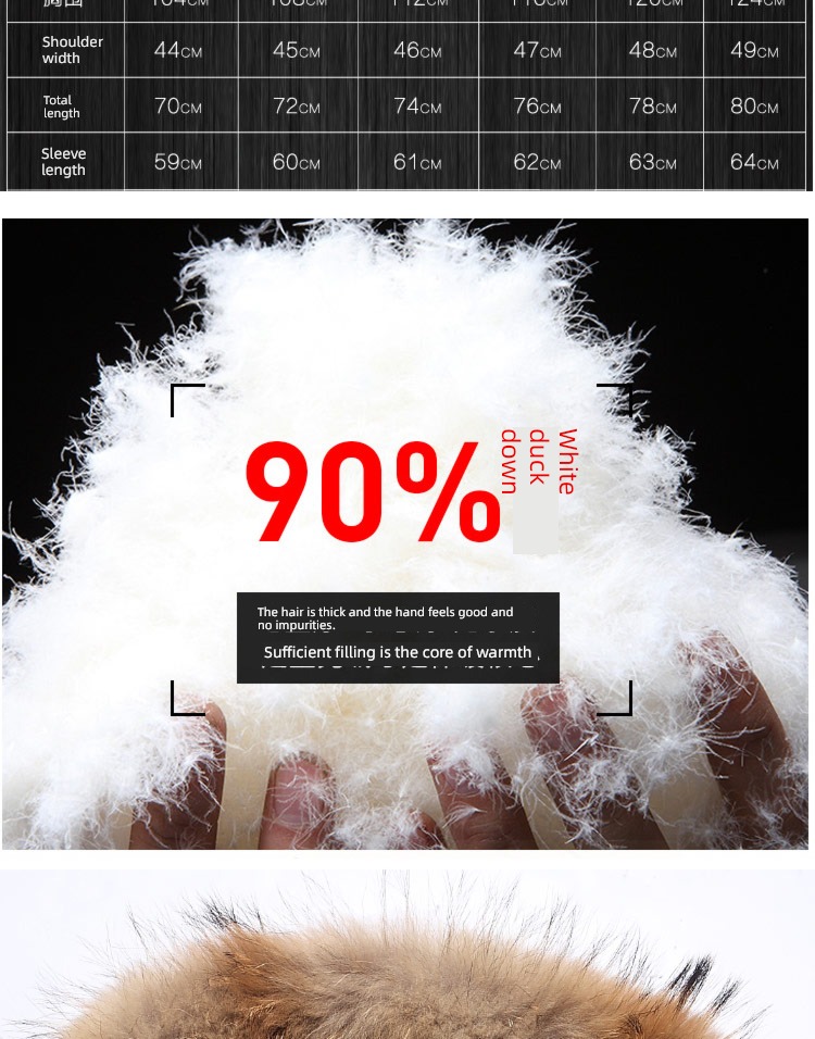 new pattern winter clothes Large wool collar outdoors keep warm Down Jackets