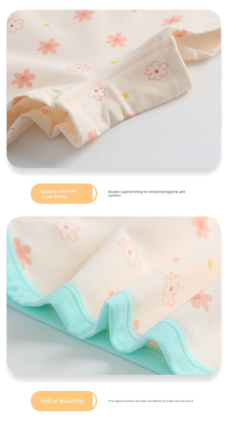 4-Pack Pure Cotton Baby Children's Underwear — 9