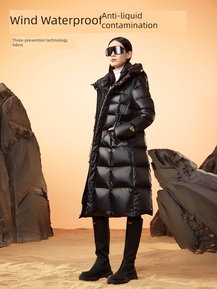 queen Jiuge winter have more cash than can be accounted for Close your waist black Down Jackets