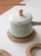 Linen heat insulation pad Hand-woven hemp rope pot pad pot pad casserole pad hot plate pad place pad anti-slip heat insulation pad